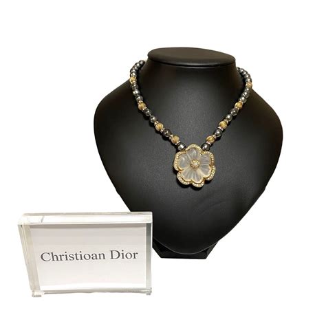 dior nwcklace|genuine christian dior necklace.